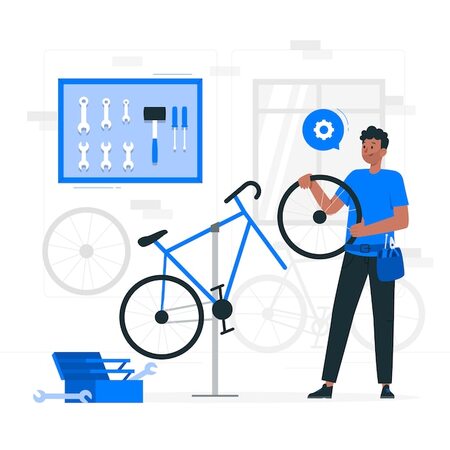 Atelier de réparation vélo