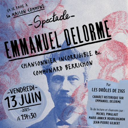 Cabaret historique sur Emmanuel Delorme