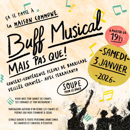Concert-conférence "Fleurs de barricade" + boeuf musical