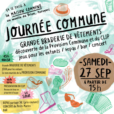 Journée Commune + Grande braderie de vêtements 