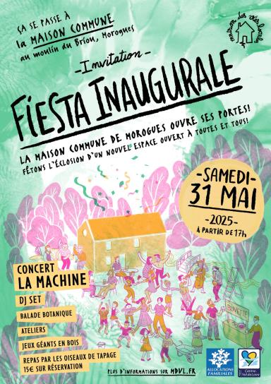 Affiche fête d'inauguration de la Maison Commune le 31 mai
Lien vers: https://i.ibb.co/TDrn3QDw/Inauguration-Maison-Commune-31-mai-2025.jpg